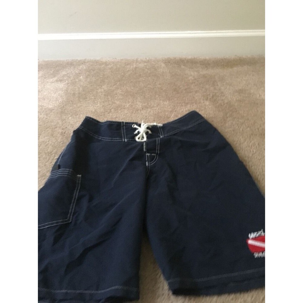 1pc Uzzi Dive Gear Men's Blue Swim Board Shorts Size 30